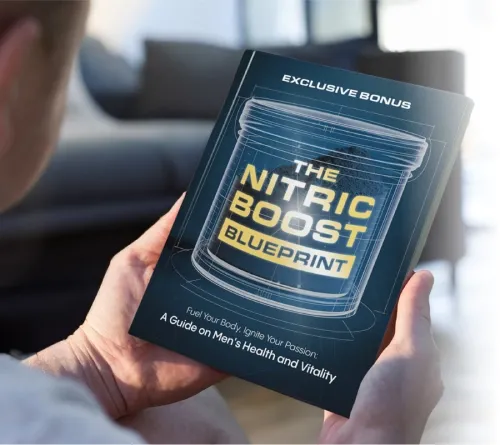 Bonus #1 – The Nitric Boost Blueprint free guide worth $73.50, includes expert strategies, diet tips, and routines to maximize supplement results